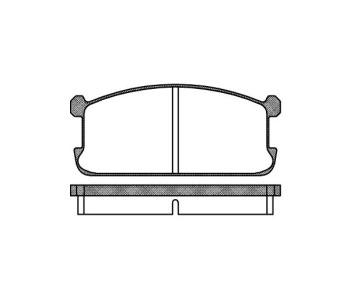 Комплект спирачни накладки ROADHOUSE за MITSUBISHI COLT II (C1_A) от 1982 до 1988