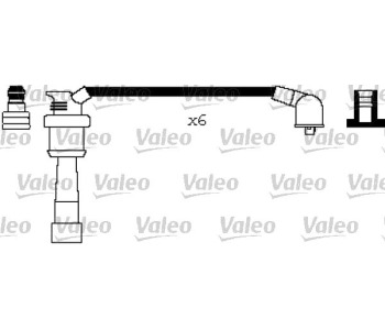 Комплект запалителни кабели VALEO за MITSUBISHI GALANT VII (E5_A, E7_A, E8_A) хечбек от 1992 до 1996