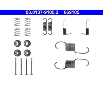 Комплект принадлежности, спирани челюсти ATE за MITSUBISHI L200 (K3_T, K2_T, K1_T, K0_T) от 1986 до 1996