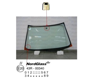 Челно стъкло NordGlass за MITSUBISHI LANCER VII (CS_W, CT_W) комби от 2003 до 2009