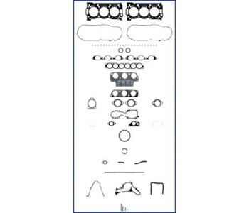 Пълен комплект гарнитури за двигателя AJUSA за MITSUBISHI OUTLANDER II (CW_W) от 2006 до 2012