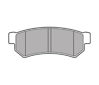 Комплект спирачни накладки DELPHI за CHEVROLET LACETTI (J200) хечбек от 2003 до 2009