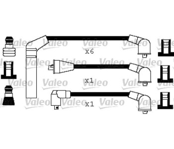 Комплект запалителни кабели VALEO за CHRYSLER VOYAGER (GS) от 1995 до 2001