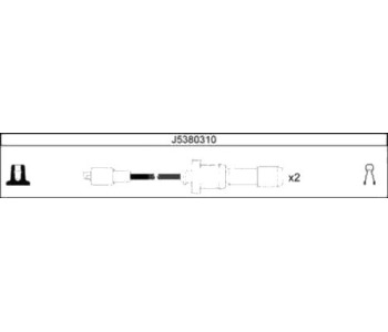 Комплект запалителни кабели NIPPARTS за HYUNDAI TRAJET (FO) от 2000 до 2008