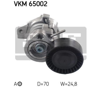 Обтящна ролка, пистов ремък SKF VKM 65002 за MITSUBISHI COLT VI (Z3_A, Z2_A) от 2002 до 2012