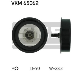 Обтящна ролка, пистов ремък SKF VKM 65062 за MITSUBISHI SPACE WAGON (N9_W, N8_W) от 1998 до 2004
