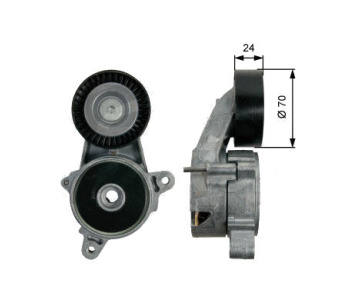 Обтяжна ролка за пистов ремък GATES за CHRYSLER SEBRING (JS) кабриолет от 2007 до 2010