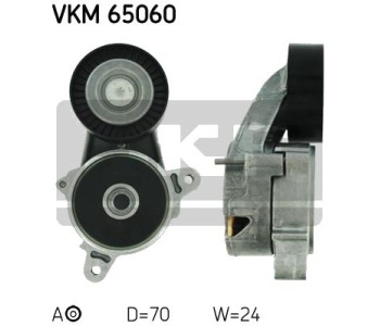 Обтящна ролка, пистов ремък SKF VKM 65060 за CHRYSLER SEBRING (JS) кабриолет от 2007 до 2010