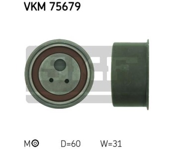 Обтяжна ролка, ангренаж SKF VKM 75679 за MITSUBISHI LANCER IV (C6_A, C7_A) седан от 1988 до 1992