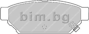 накладки задни FERODO с акустичен датчик FSL1013 за MITSUBISHI CARISMA (DA_) хечбек от 1995 до 2006
