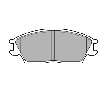 Комплект спирачни накладки DELPHI за HYUNDAI EXCEL (PONY) (X-2) седан от 1989 до 1995