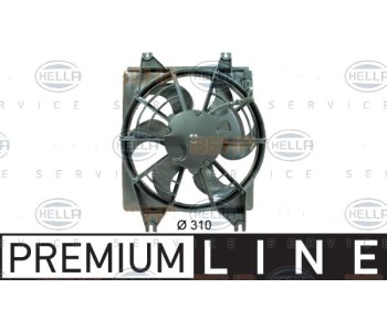 Вентилатор, конденсатор на климатизатора HELLA 8EW 351 034-521 за HYUNDAI ACCENT I (X-3) седан от 1995 до 1999