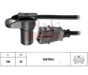 Датчик, положение на разпределителния вал EPS за HYUNDAI ACCENT II (LC) хечбек от 1999 до 2005