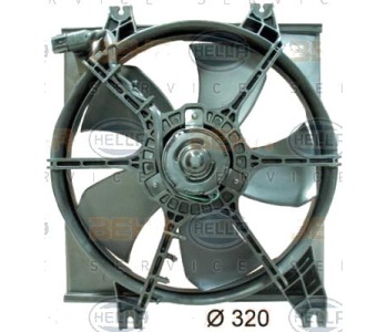 Вентилатор охлаждане на двигателя HELLA за HYUNDAI ACCENT II (LC) седан от 1999 до 2006
