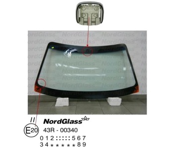 Челно стъкло NordGlass за HYUNDAI ACCENT II (LC) седан от 1999 до 2006