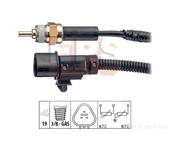 Датчик, температура на охладителната течност EPS 1.830.374 за HYUNDAI ACCENT II (LC) хечбек от 1999 до 2005