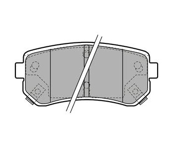 Комплект спирачни накладки DELPHI за HYUNDAI TUCSON (TL) от 2015