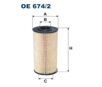 Маслен филтър FILTRON OE 674/2 за HYUNDAI MATRIX (FC) от 2001 до 2010