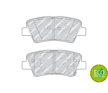 Комплект спирачни накладки FERODO PREMIER за HYUNDAI ELANTRA (MD, UD) седан от 2010 до 2015