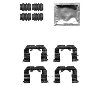 Комплект принадлежности дискови накладки DELPHI за HYUNDAI ELANTRA (MD, UD) седан от 2010 до 2015