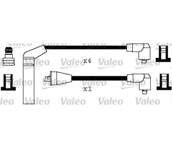 Комплект запалителни кабели VALEO за HYUNDAI ATOS (MX) от 1997 до 2014