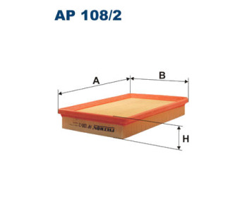 Въздушен филтър FILTRON AP 108/2 за HYUNDAI ELANTRA (XD) хечбек от 2000 до 2006