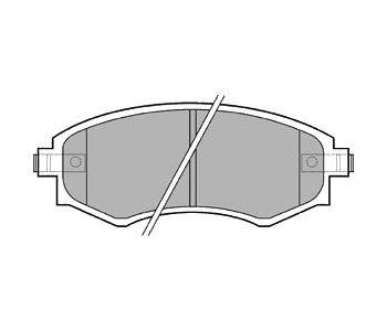 Комплект спирачни накладки DELPHI за HYUNDAI MATRIX (FC) от 2001 до 2010