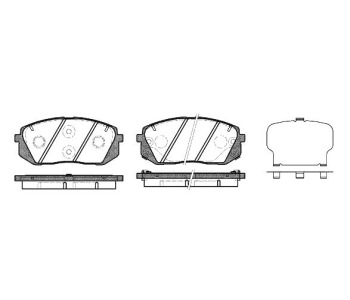 Комплект спирачни накладки ROADHOUSE за HYUNDAI TUCSON (TL) от 2015