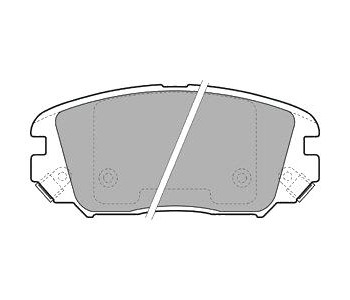 Комплект спирачни накладки DELPHI за HYUNDAI GRANDEUR (TG) от 2005 до 2011