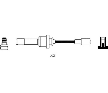 Комплект запалителни кабели VALEO за HYUNDAI SANTA FE I (SM) от 2000 до 2006