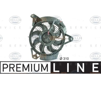 Вентилатор, конденсатор на климатизатора HELLA 8EW 351 034-741 за HYUNDAI H-1 товарен от 1997 до 2008