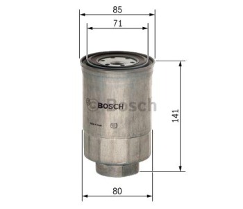 Горивен филтър BOSCH F 026 402 813 за HYUNDAI TUCSON (JM) от 2004 до 2010