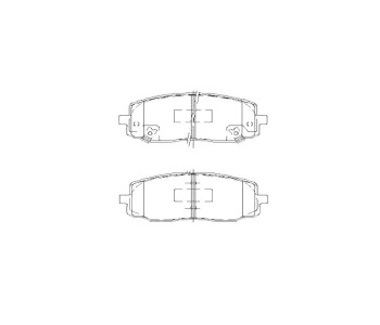 Комплект спирачни накладки STARLINE за HYUNDAI i20 (PB, PBT) от 2008 до 2015
