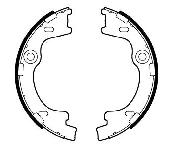 Комплект спирачни челюсти, ръчна спирачка DELPHI за HYUNDAI i30 (FD) от 2007 до 2011