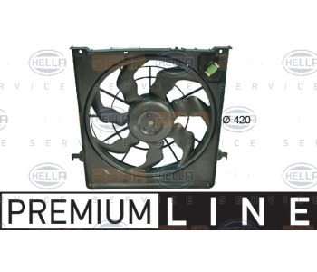 Вентилатор, охлаждане на двигателя HELLA 8EW 351 043-371 за HYUNDAI i30 (FD) комби от 2007 до 2012