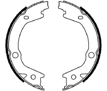 Комплект спирачни челюсти, ръчна спирачка FERODO за HYUNDAI MATRIX (FC) от 2001 до 2010