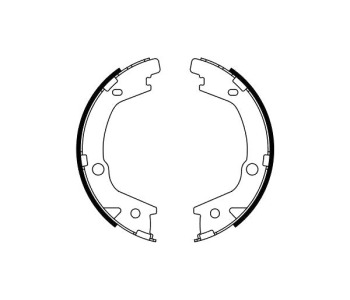 Комплект спирачни челюсти, ръчна спирачка BOSCH за HYUNDAI MATRIX (FC) от 2001 до 2010