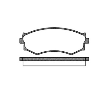 Комплект спирачни накладки ROADHOUSE за HYUNDAI MATRIX (FC) от 2001 до 2010