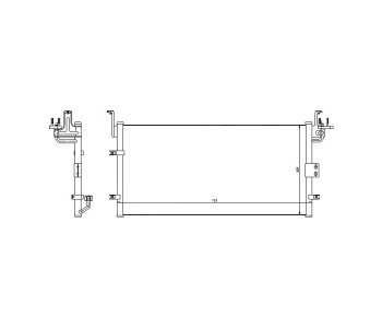 Кондензатор климатизации P.R.C за HYUNDAI SONATA IV (EF) от 1998 до 2005