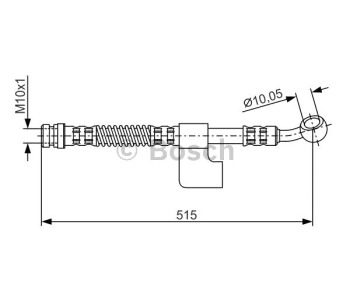 Спирачен маркуч BOSCH за HYUNDAI ACCENT I (X-3) седан от 1995 до 1999
