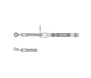 Спирачен маркуч FERODO за HYUNDAI ACCENT II (LC) седан от 1999 до 2006