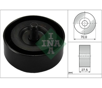 Паразитна ролка пистов ремък INA за HYUNDAI i30 (FD) от 2007 до 2011