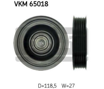 Паразитна/ водеща ролка, пистов ремък SKF VKM 65018 за KIA CERATO I (LD) хечбек от 2004 до 2009