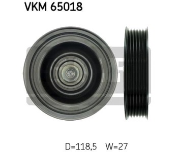 Паразитна/ водеща ролка, пистов ремък SKF VKM 65018 за HYUNDAI ACCENT II (LC) хечбек от 1999 до 2005