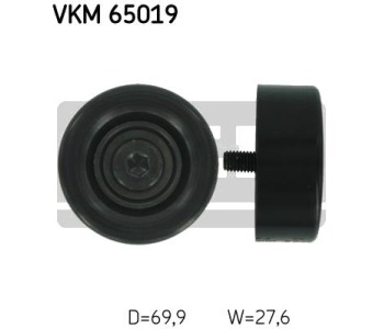 Паразитна/ водеща ролка, пистов ремък SKF VKM 65019 за KIA MAGENTIS (MG) от 2005