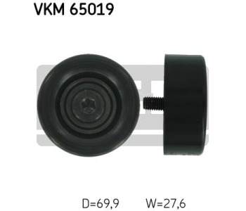 Паразитна/ водеща ролка, пистов ремък SKF VKM 65019 за HYUNDAI ACCENT II (LC) хечбек от 1999 до 2005
