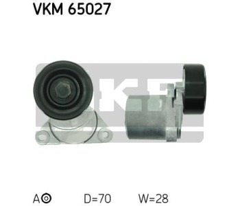 Обтящна ролка, пистов ремък SKF VKM 65027 за HYUNDAI ELANTRA (XD) седан от 2000 до 2006