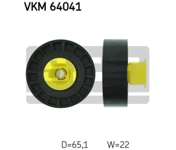 Паразитна/ водеща ролка, пистов ремък SKF VKM 64041 за KIA PRO CEED (JD) от 2013 до 2018