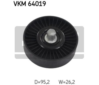 Паразитна/ водеща ролка, пистов ремък SKF VKM 64019 за KIA CEED (ED) хечбек от 2006 до 2012