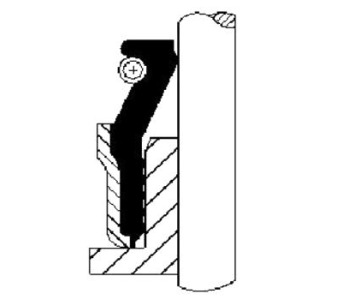 Гумичка стъбло на клапана 5,4 мм CORTECO за HYUNDAI i10 (PA) от 2007 до 2013